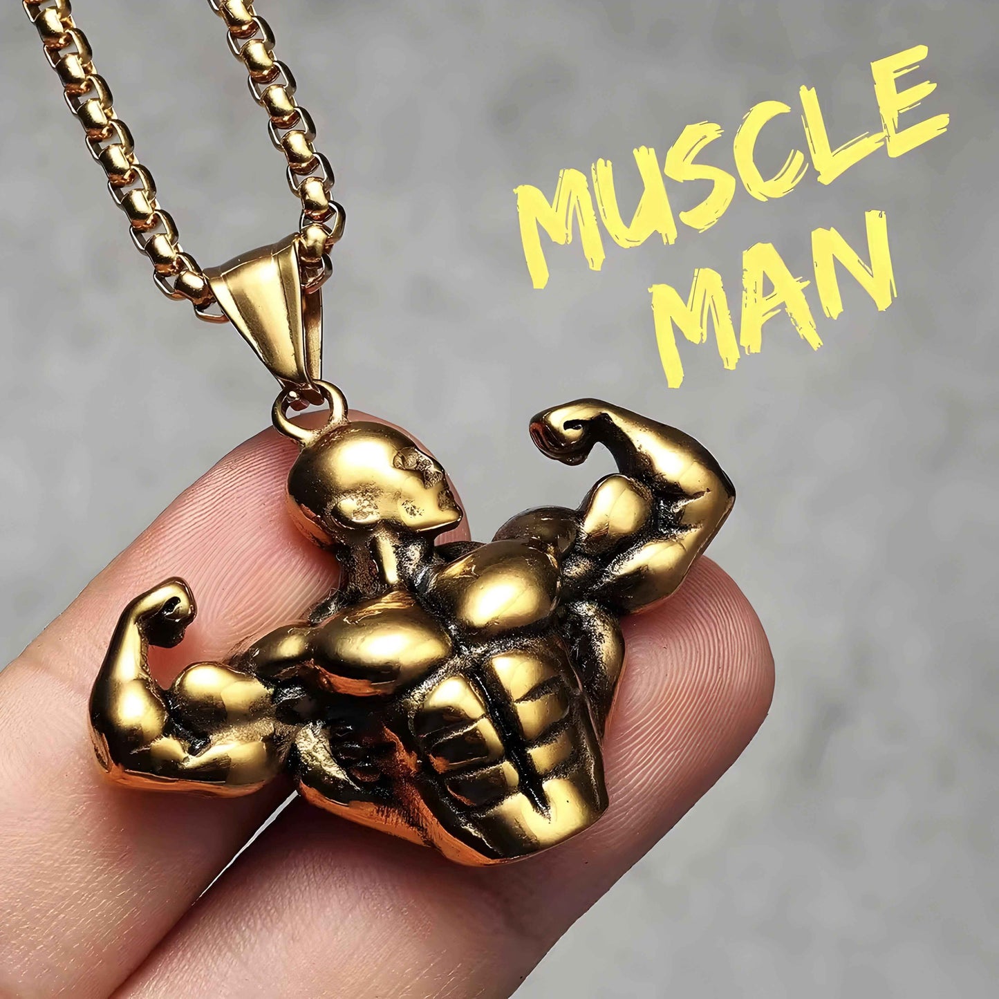 Muscle Man - Necklace - ForgeOfSparta