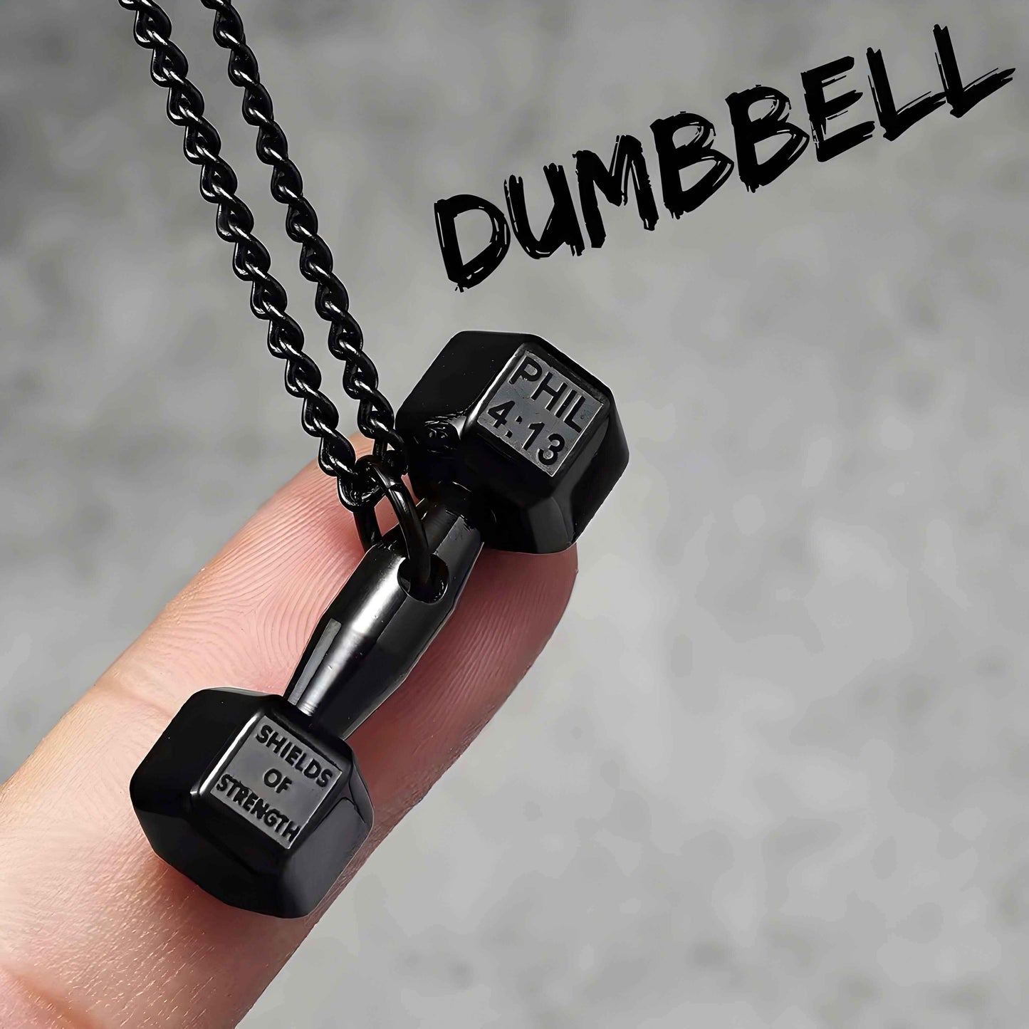 Small Dumbbell - Necklace - ForgeOfSparta