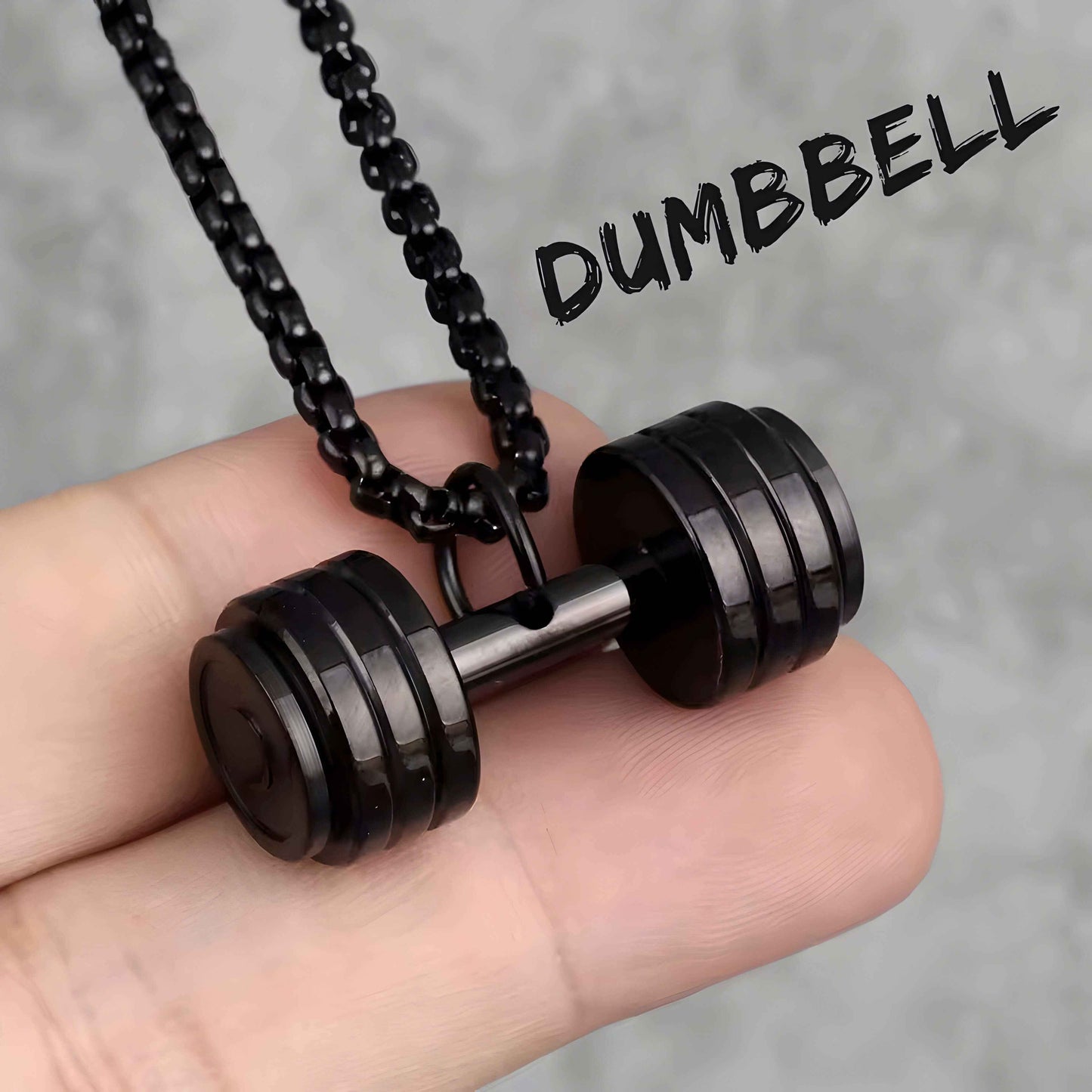 Medium Dumbbell - Necklace - ForgeOfSparta