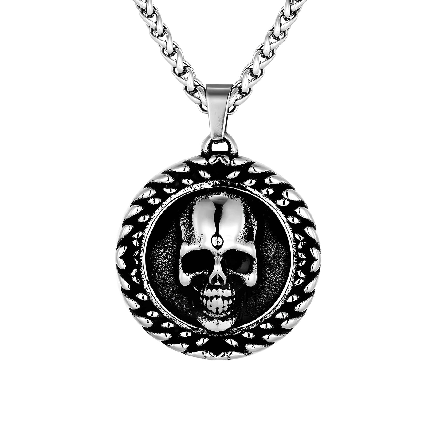 Ronin, Steel Skull Pendant