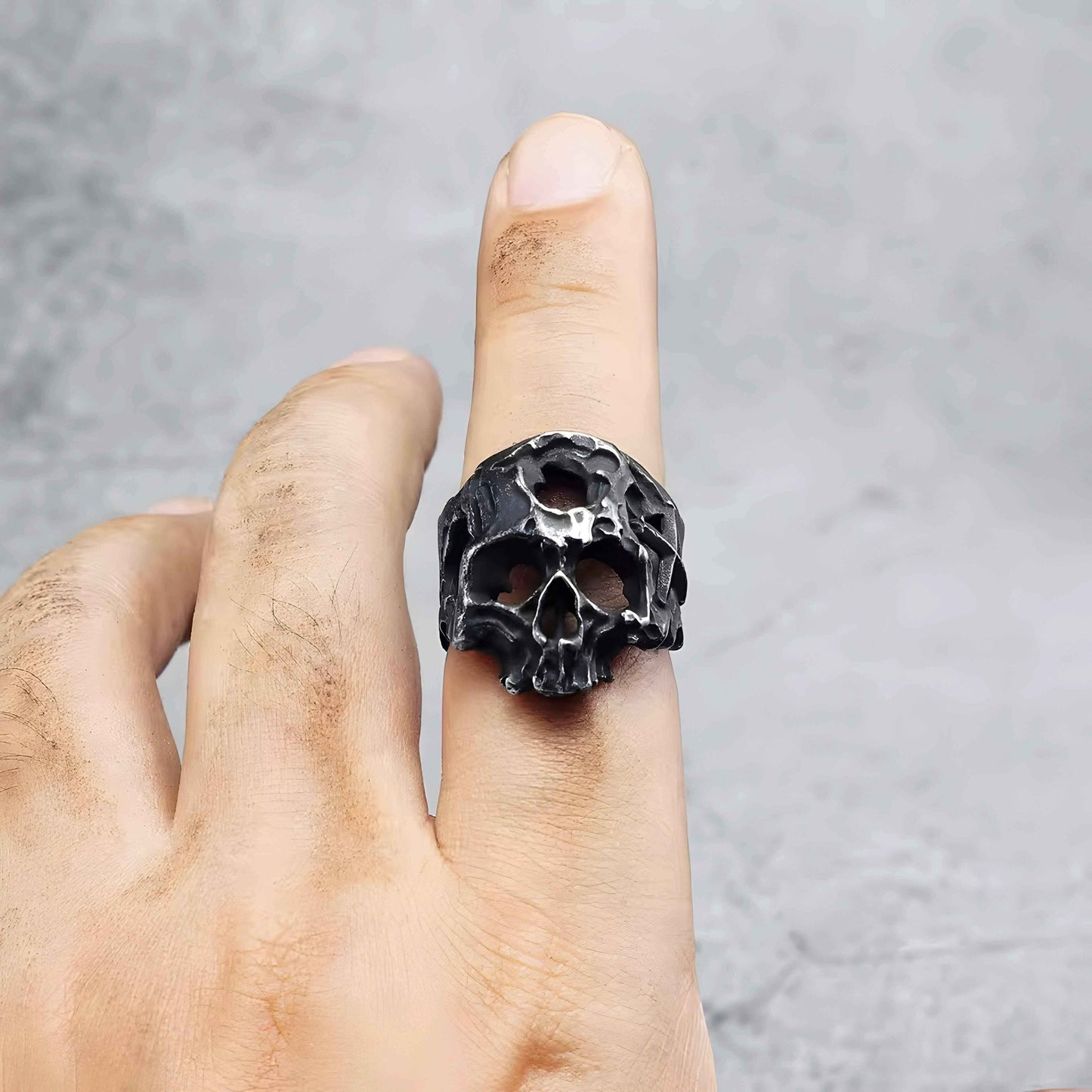 Ares, Steel Skull Ring