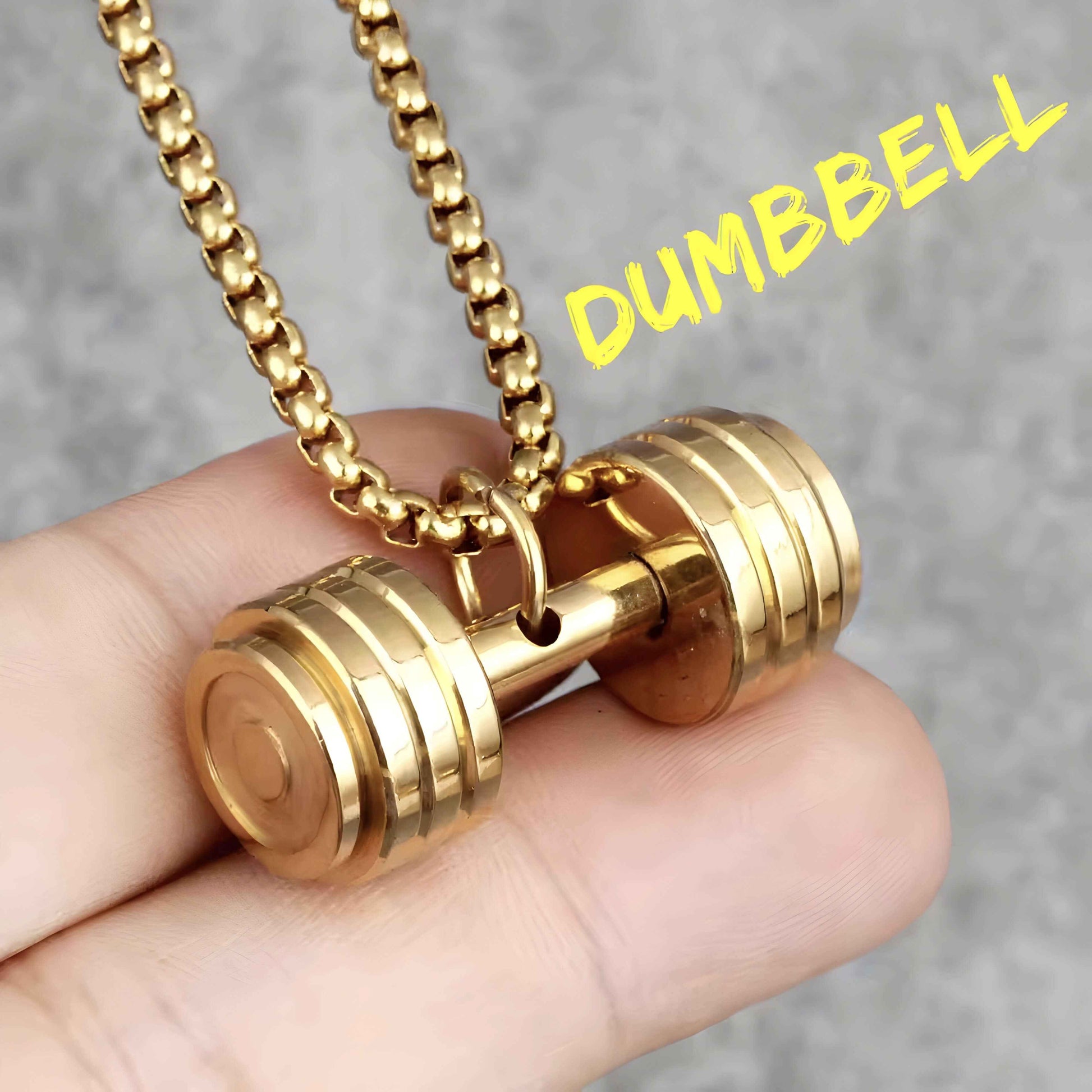 Medium Dumbbell - Necklace - ForgeOfSparta