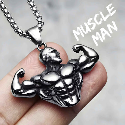 Muscle Man - Necklace - ForgeOfSparta