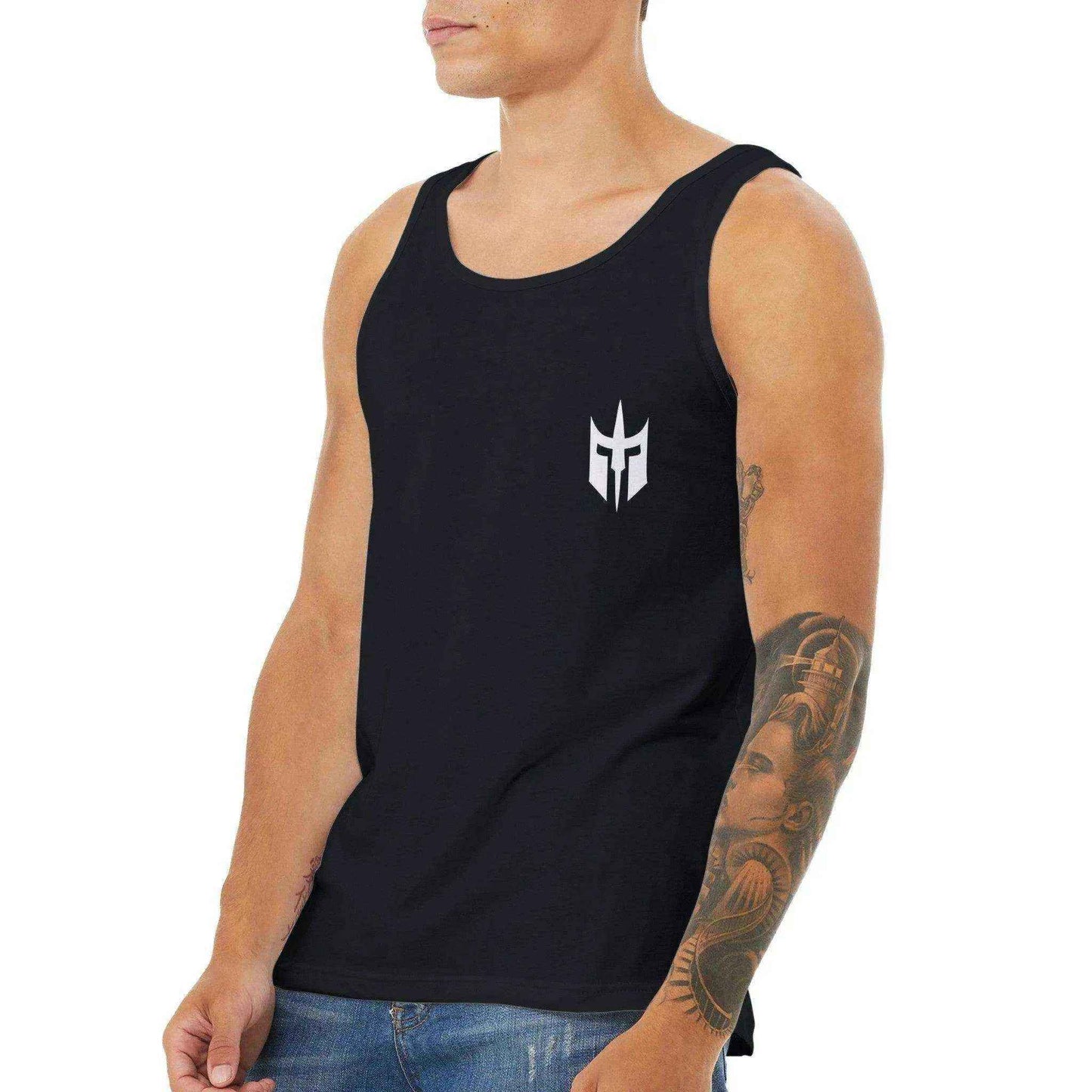 Premium Unisex Training Tank - Black - ForgeOfSparta